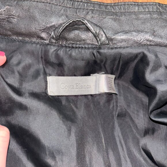 Motor Style Faux Leather Jacket - Picture 2 of 6